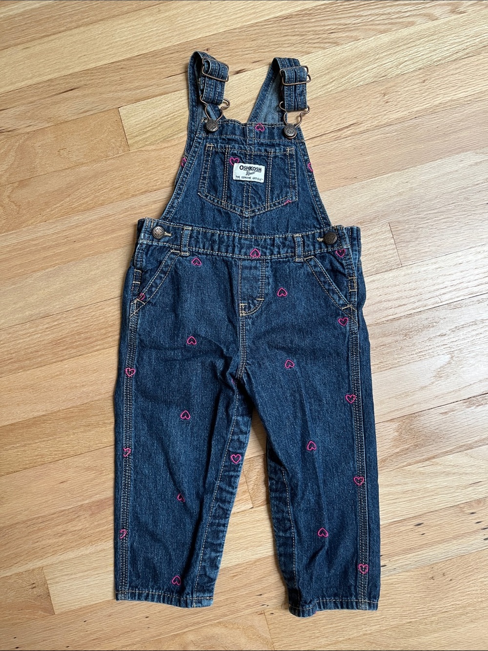 Oshkosh jean overalls 18 months
